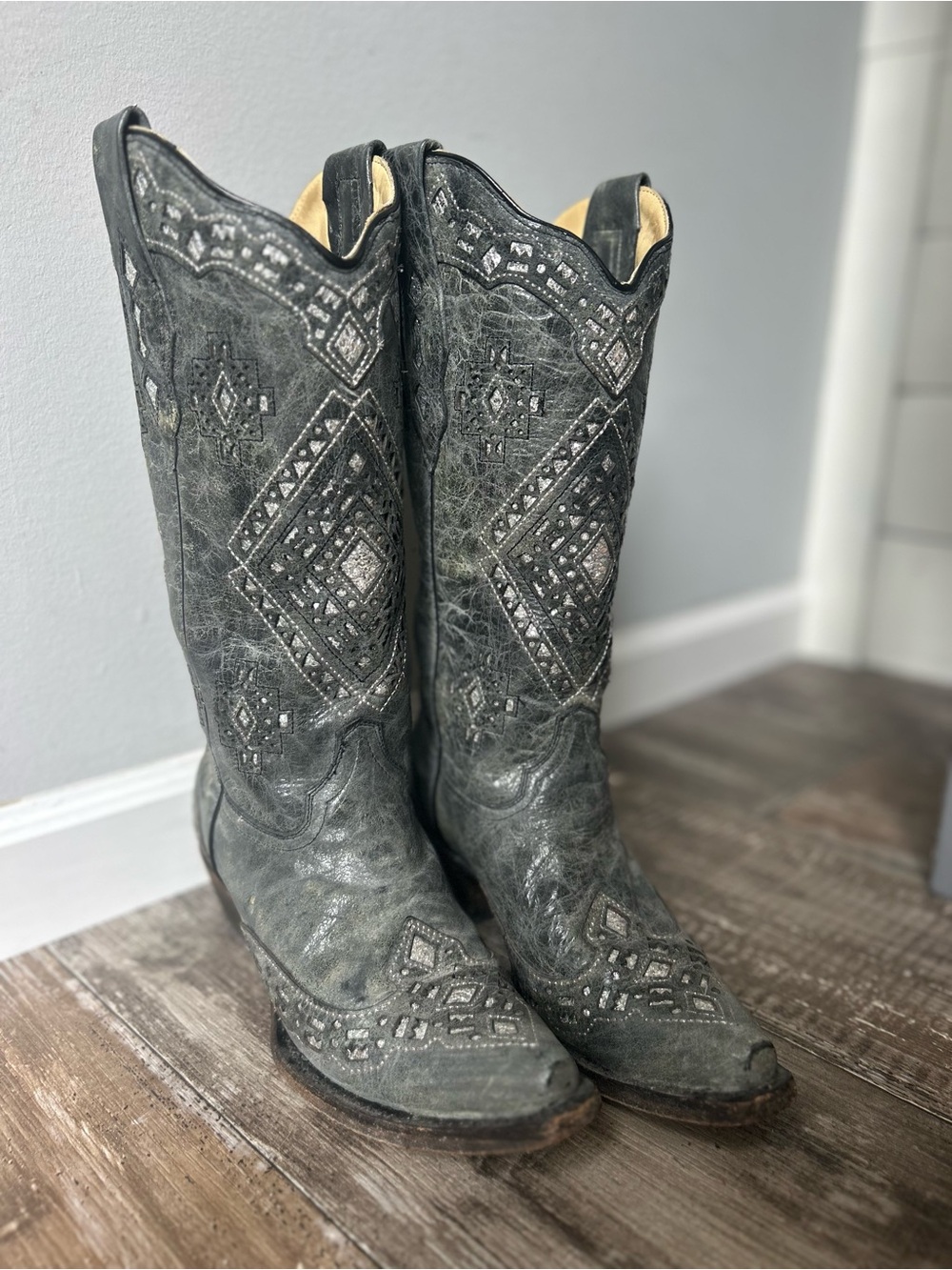 Corral Women’s Glitter Inlay Cowboy/ Western Boot - Size 6